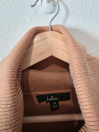 Lulus Camel Turtleneck Sweater (XS)