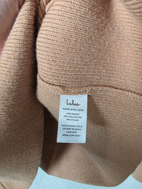 Lulus Camel Turtleneck Sweater (XS)