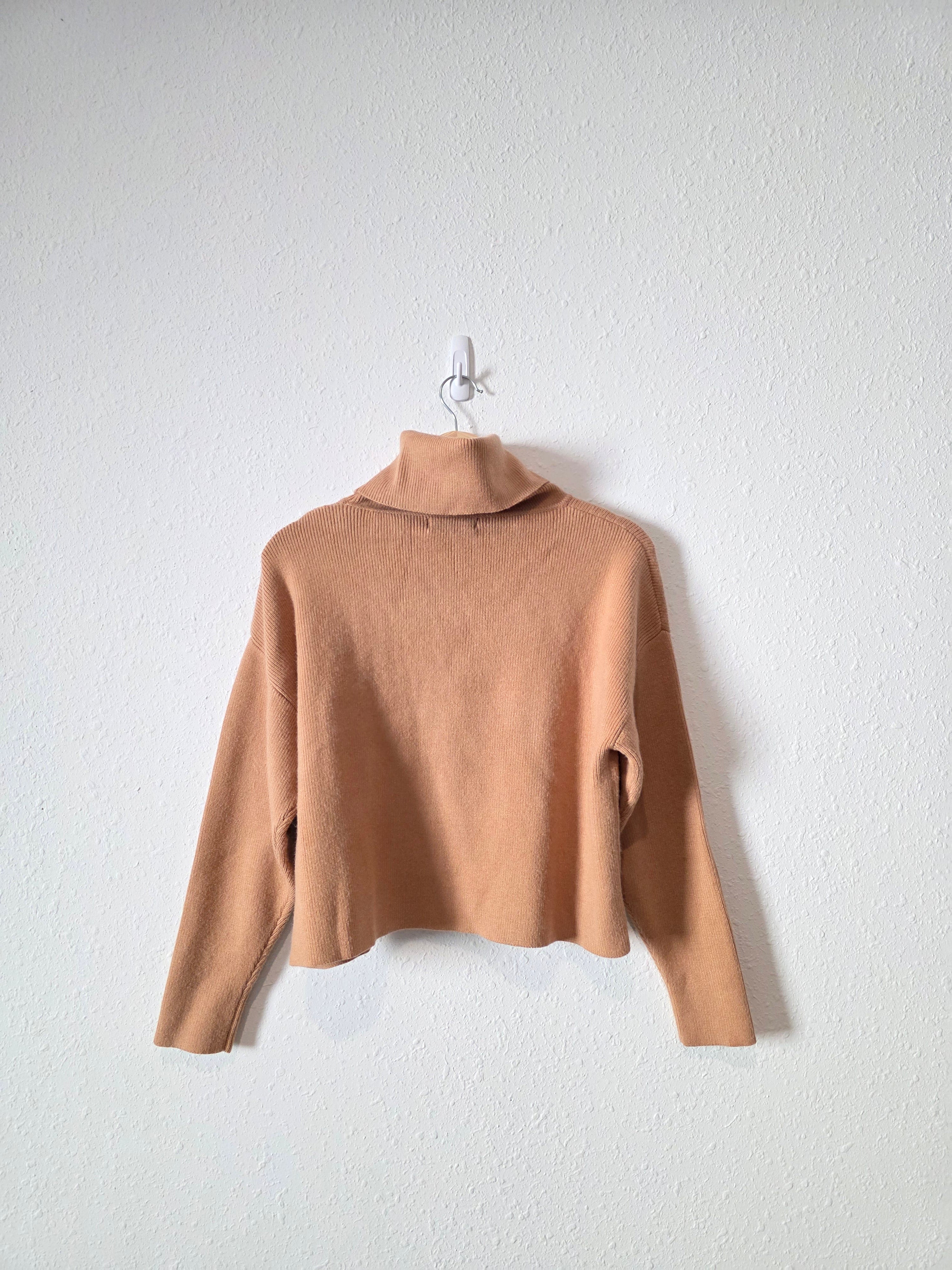 Lulus Camel Turtleneck Sweater (XS)