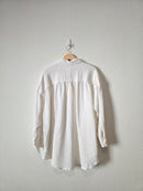 Aerie White Cotton Gauze Button Up (L)