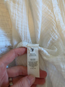 Aerie White Cotton Gauze Button Up (L)