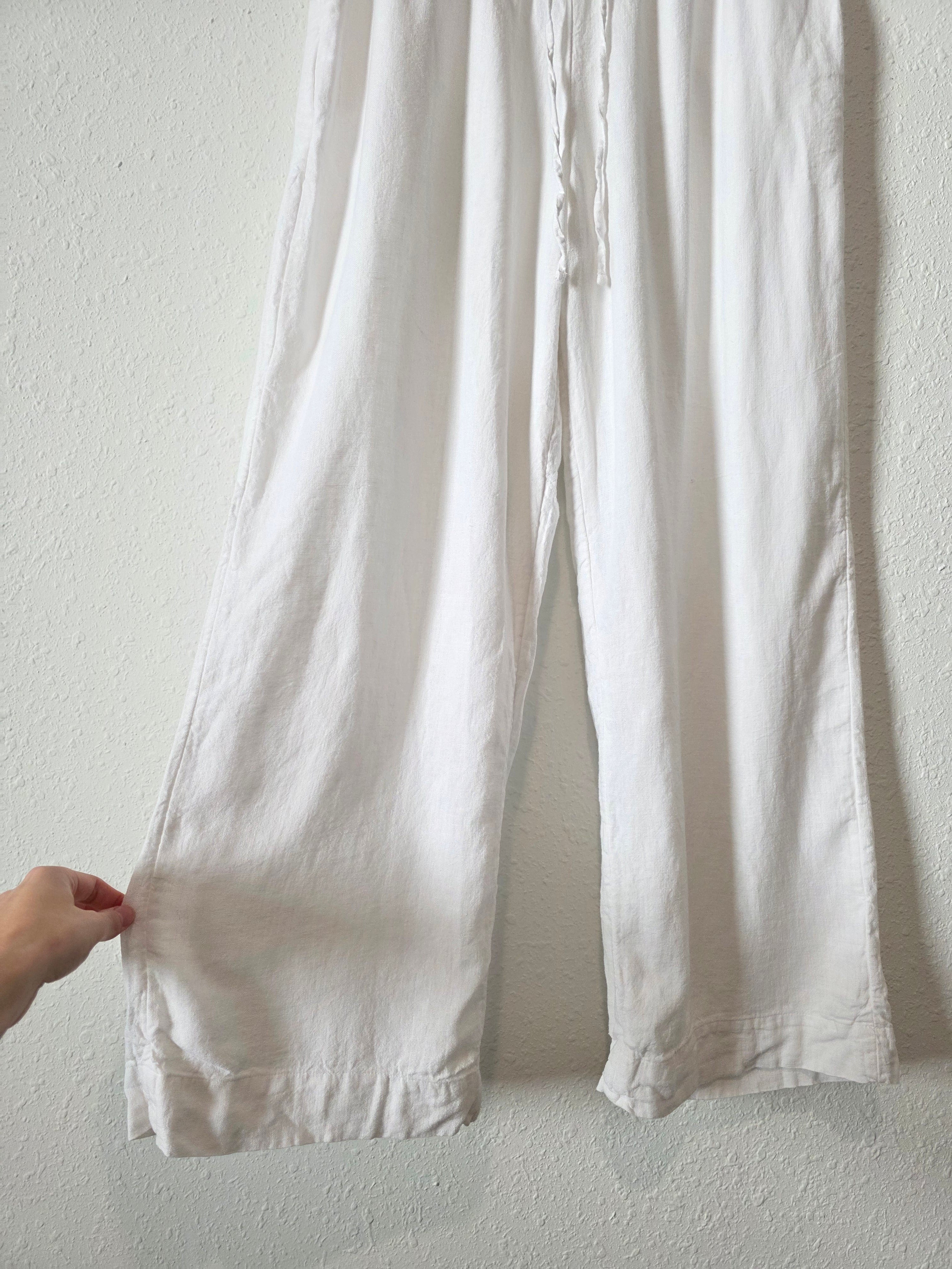 Abercrombie Linen Wide Leg Pants (S)