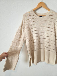 Gap Crochet Cotton Sweater (M)