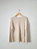 Gap Crochet Cotton Sweater (M)