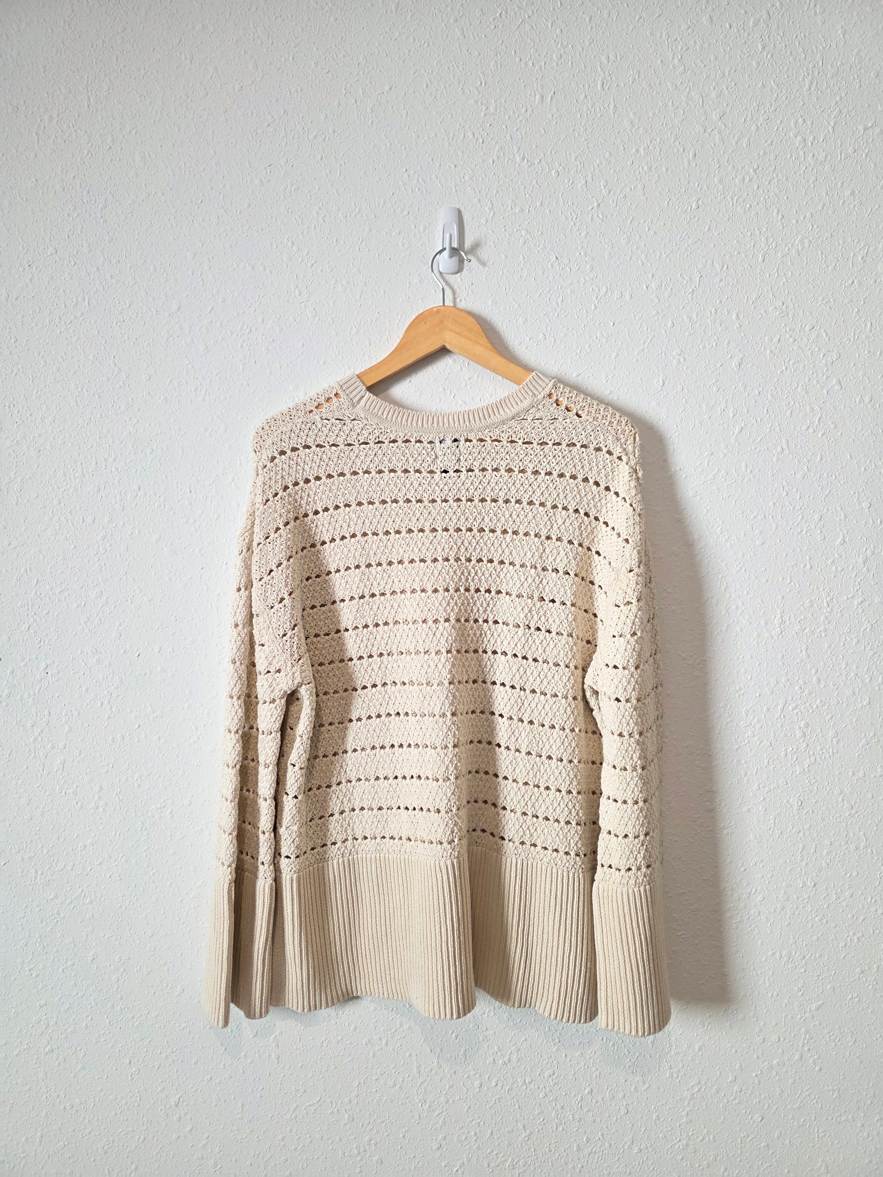 Gap Crochet Cotton Sweater (M)