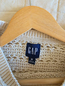 Gap Crochet Cotton Sweater (M)