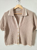 NEW Abercrombie Collared Knit Top (S)