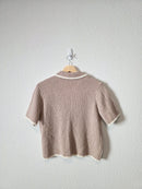 NEW Abercrombie Collared Knit Top (S)