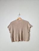 Free People Neutral Knit Top (L)