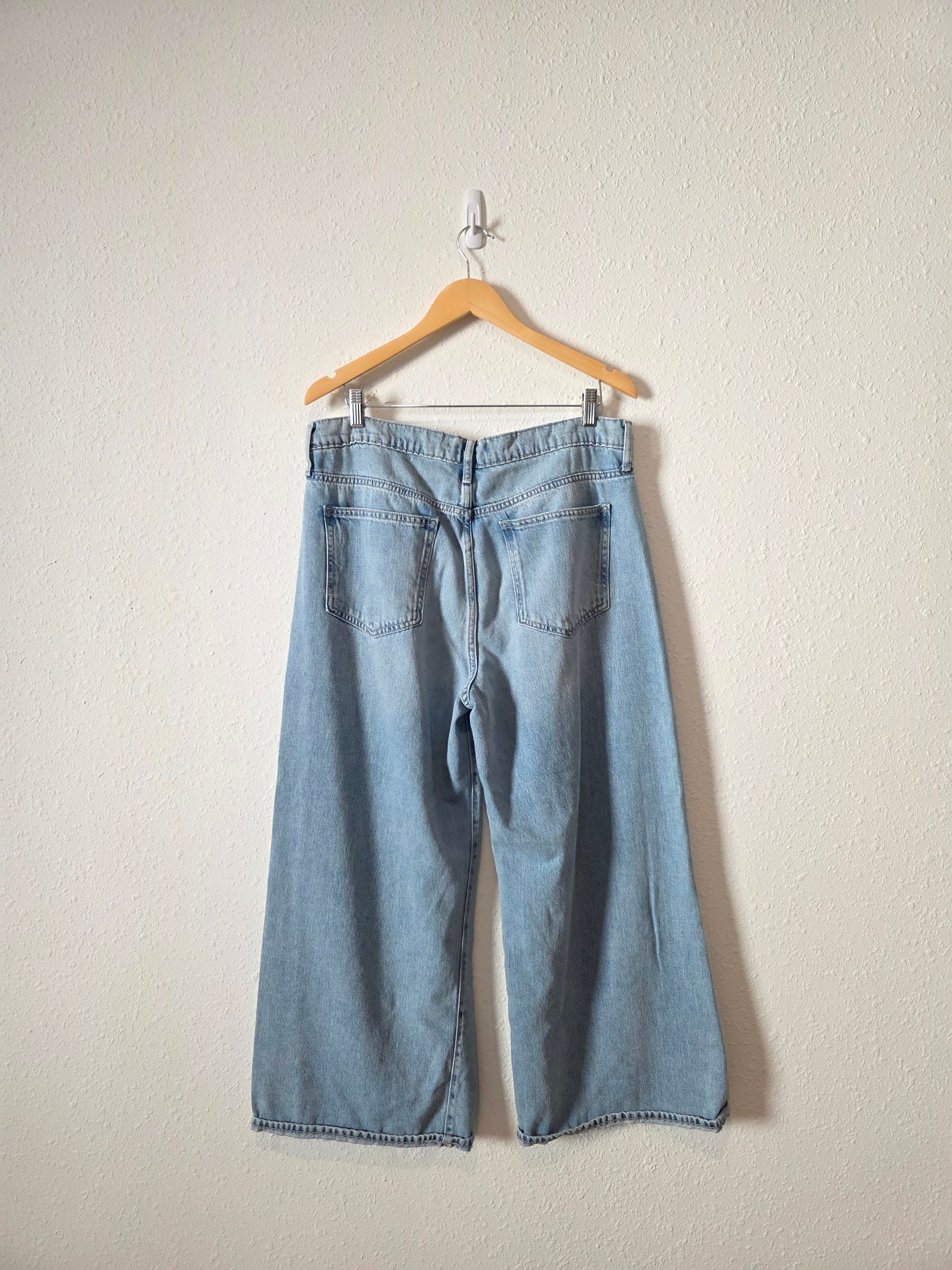 Gap Light Wash Wide Leg Jeans (16/33)