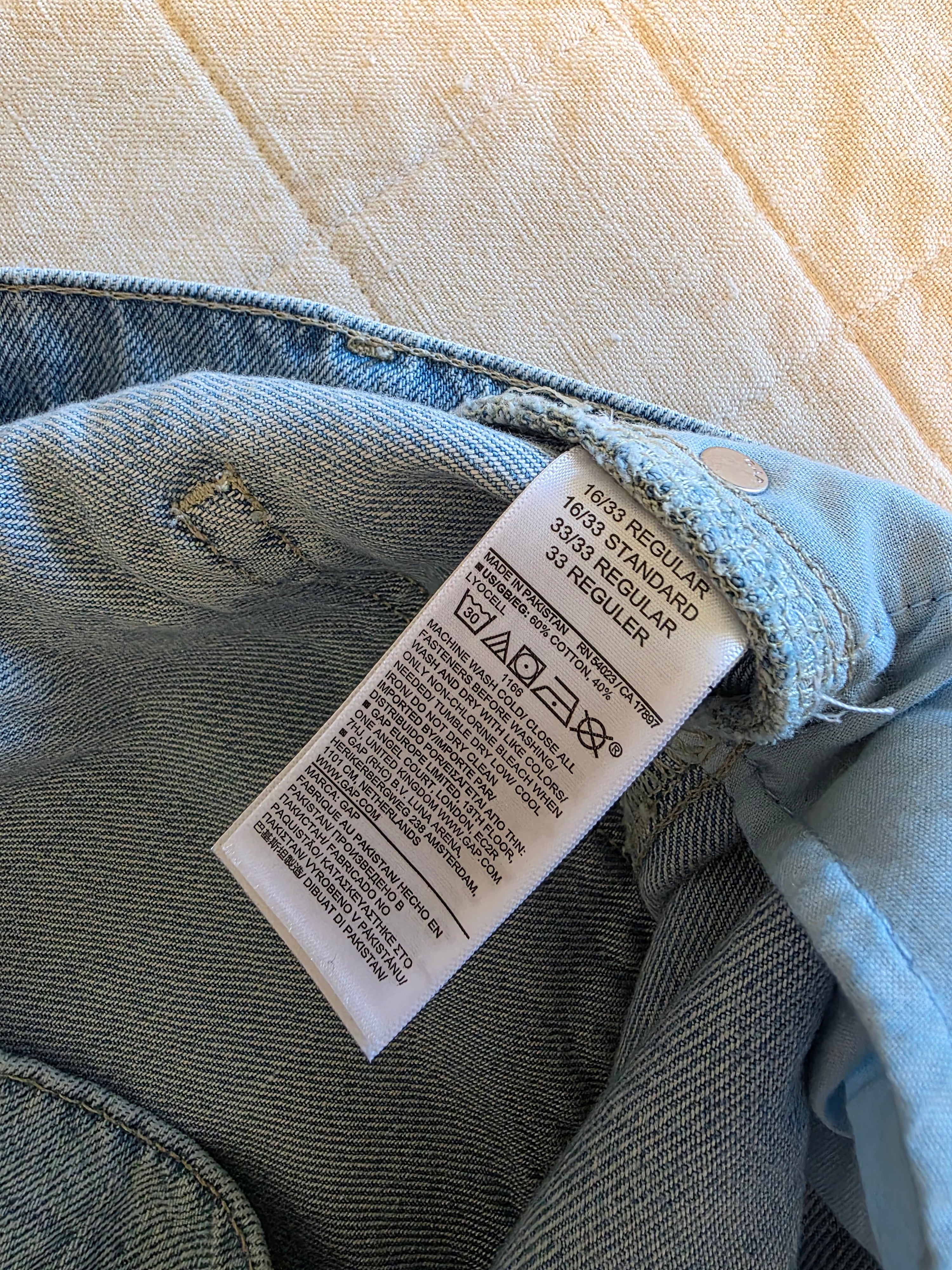 Gap Light Wash Wide Leg Jeans (16/33)