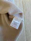 All Row Taupe Cotton Tank (S)