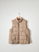 Gap Brown Puffer Vest (L)