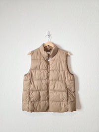 Gap Brown Puffer Vest (L)