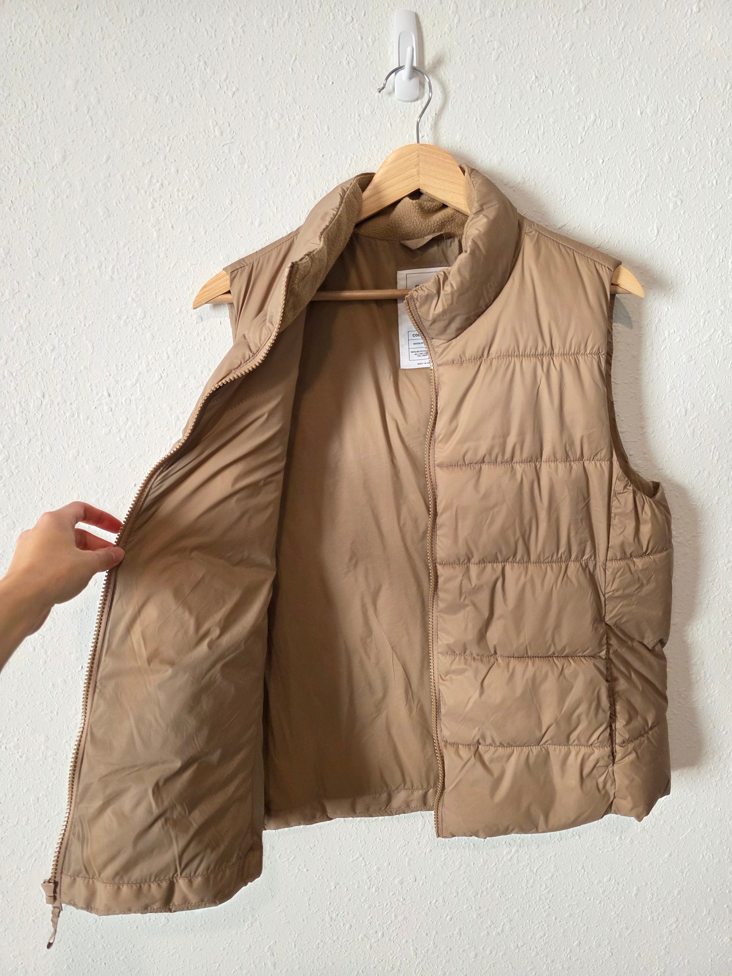 Gap Brown Puffer Vest (L)
