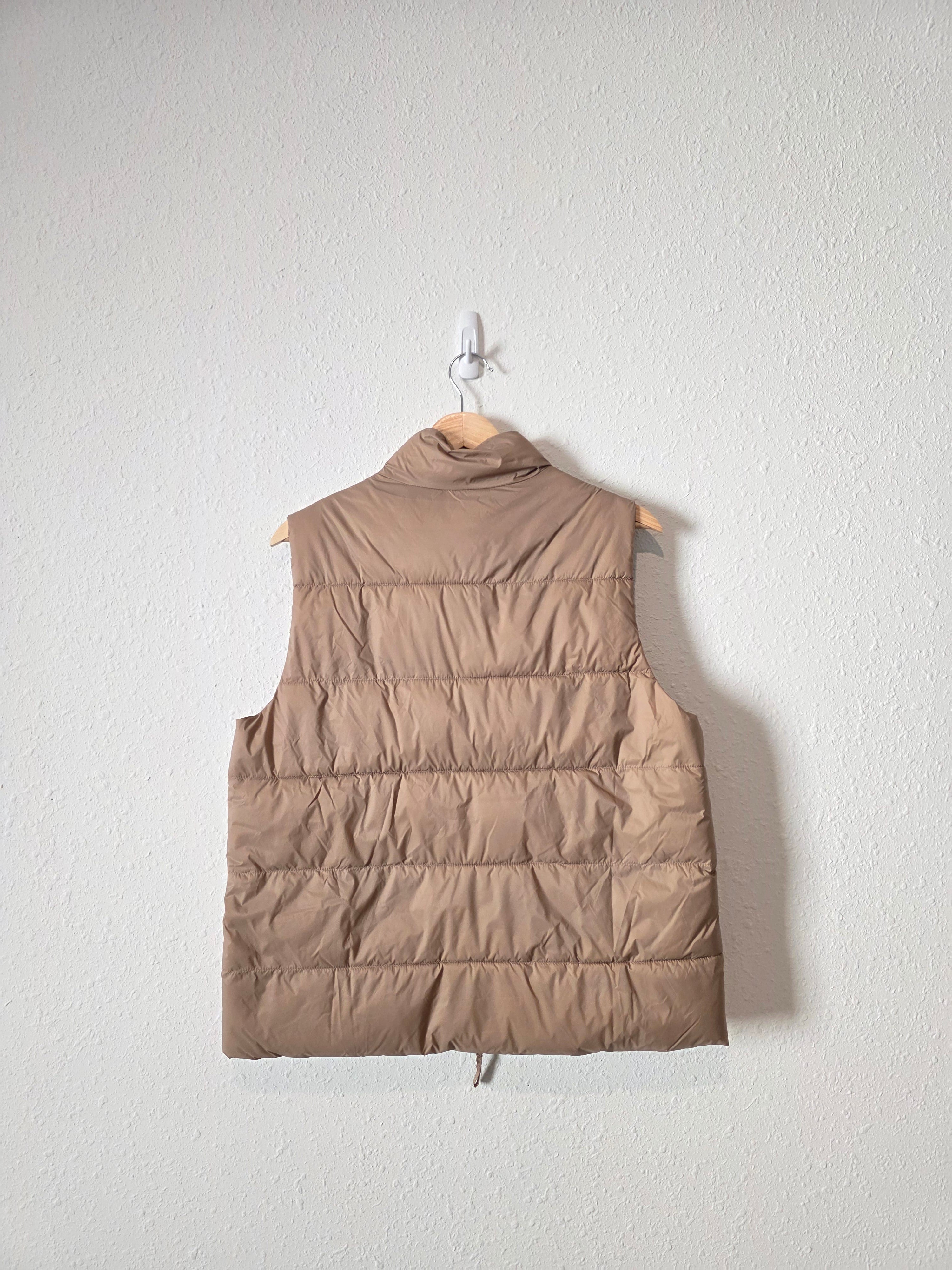 Gap Brown Puffer Vest (L)