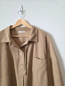 Blu Pepper Mocha Henley Sweater (L)