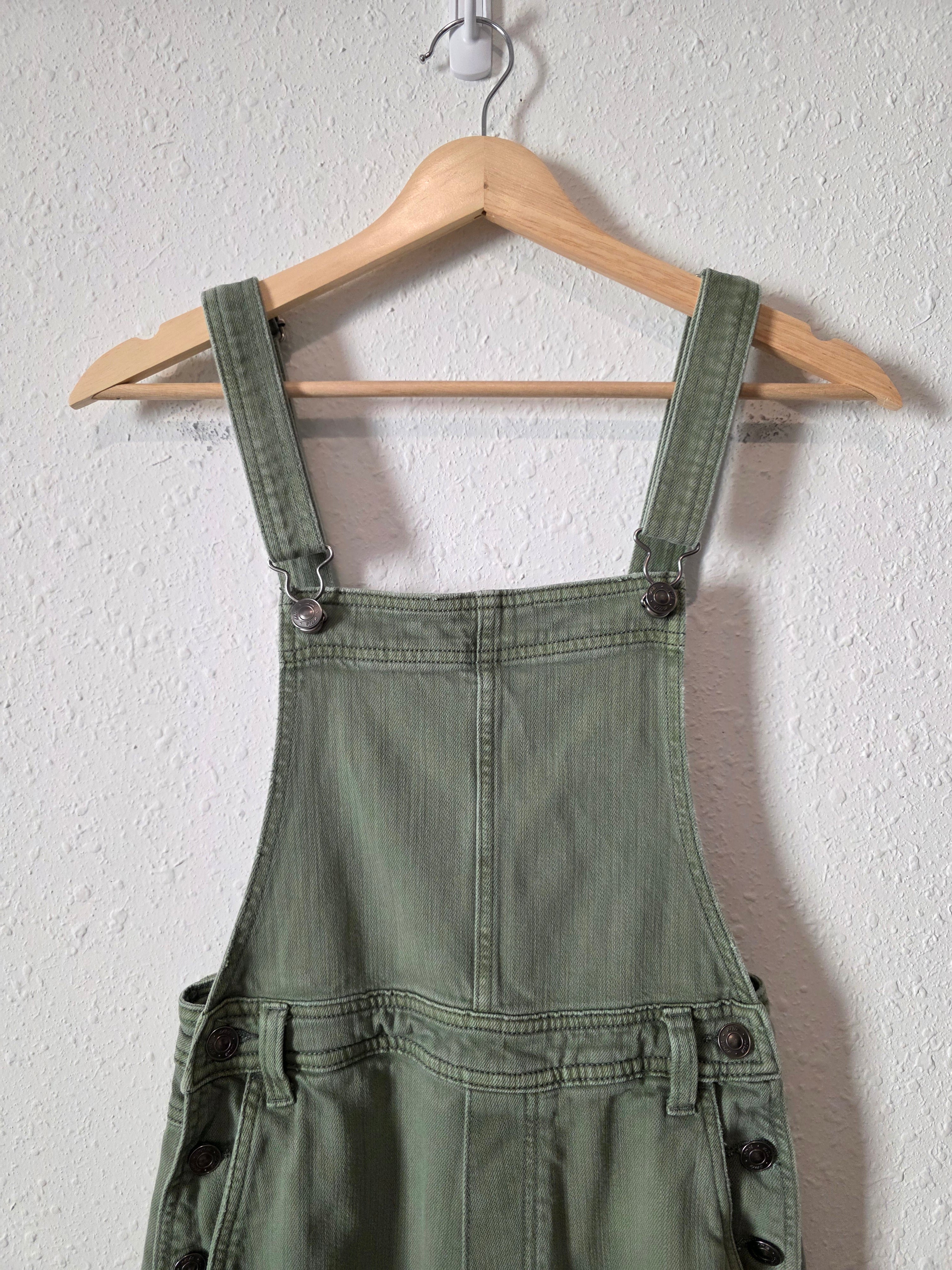 Aerie Green Relaxed Overalls (XS)