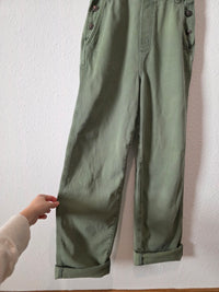 Aerie Green Relaxed Overalls (XS)