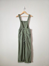 Aerie Green Relaxed Overalls (XS)