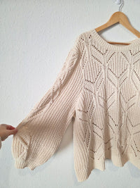Chunky Chenille Knit Sweater (3X)