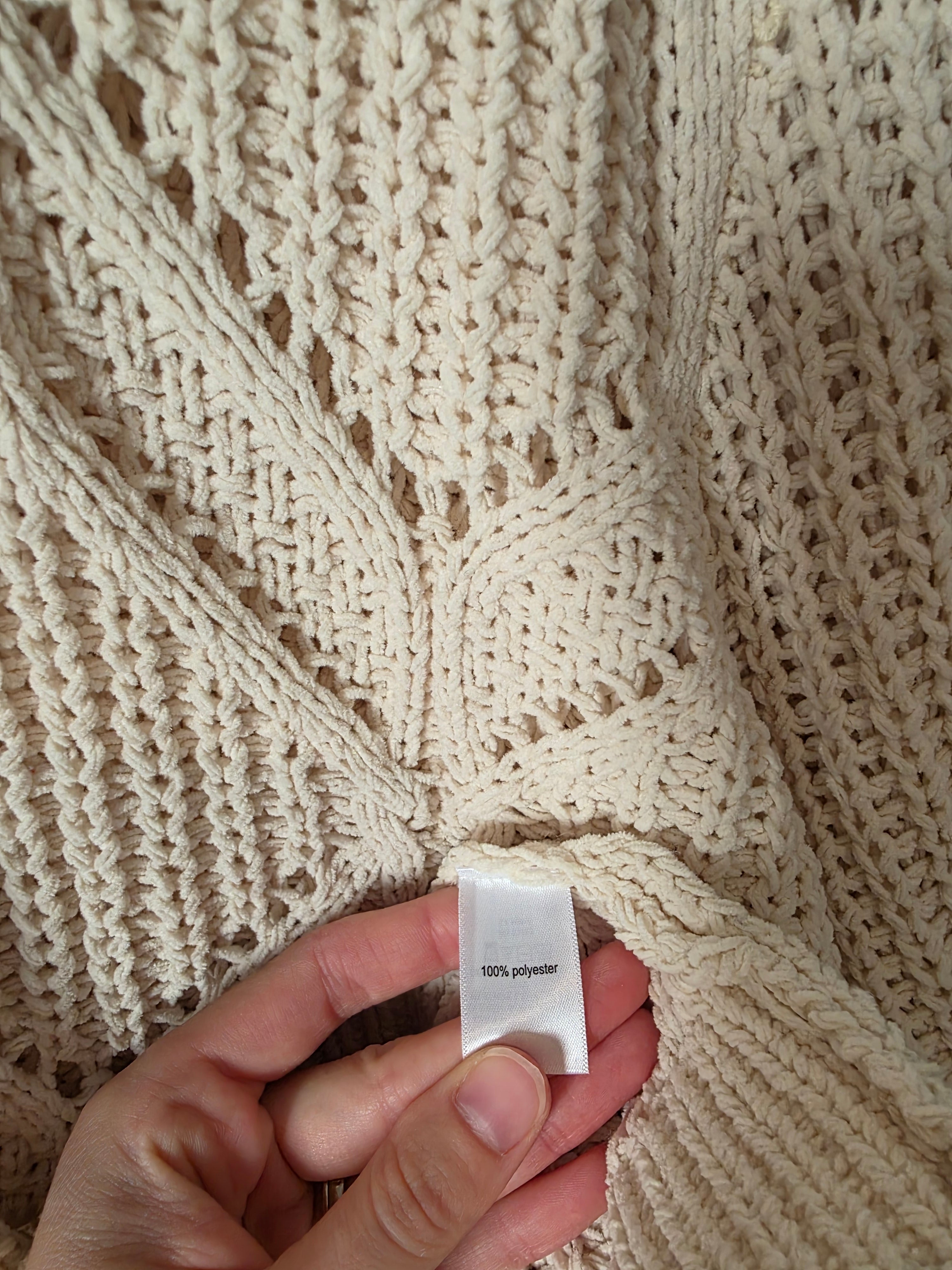 Chunky Chenille Knit Sweater (3X)