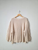 Chunky Chenille Knit Sweater (3X)