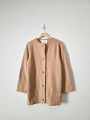 Wool Blend Lightweight Jacket (S)