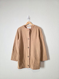 Wool Blend Lightweight Jacket (S)