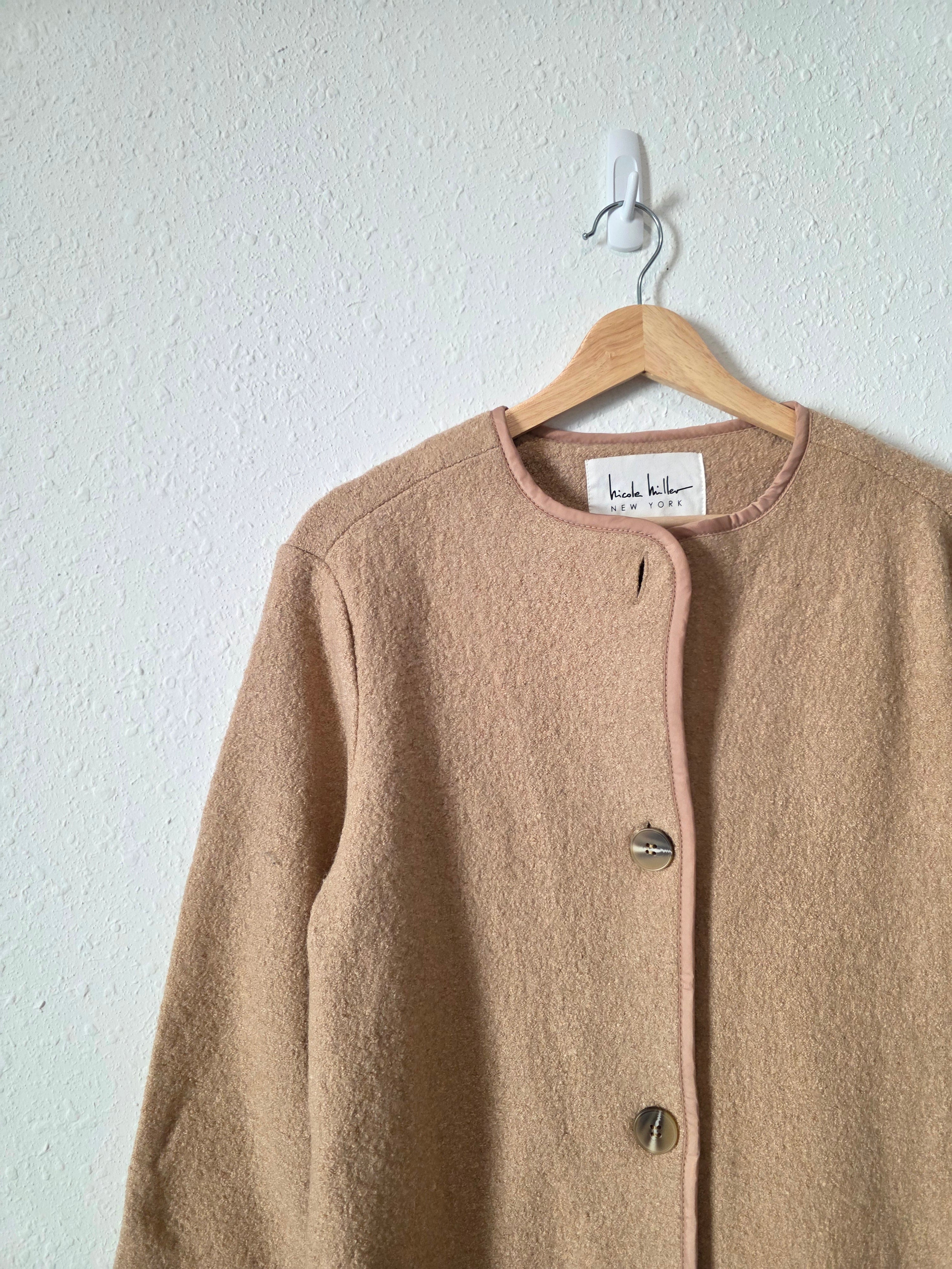 Wool Blend Lightweight Jacket (S)
