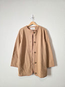 Wool Blend Lightweight Jacket (S)