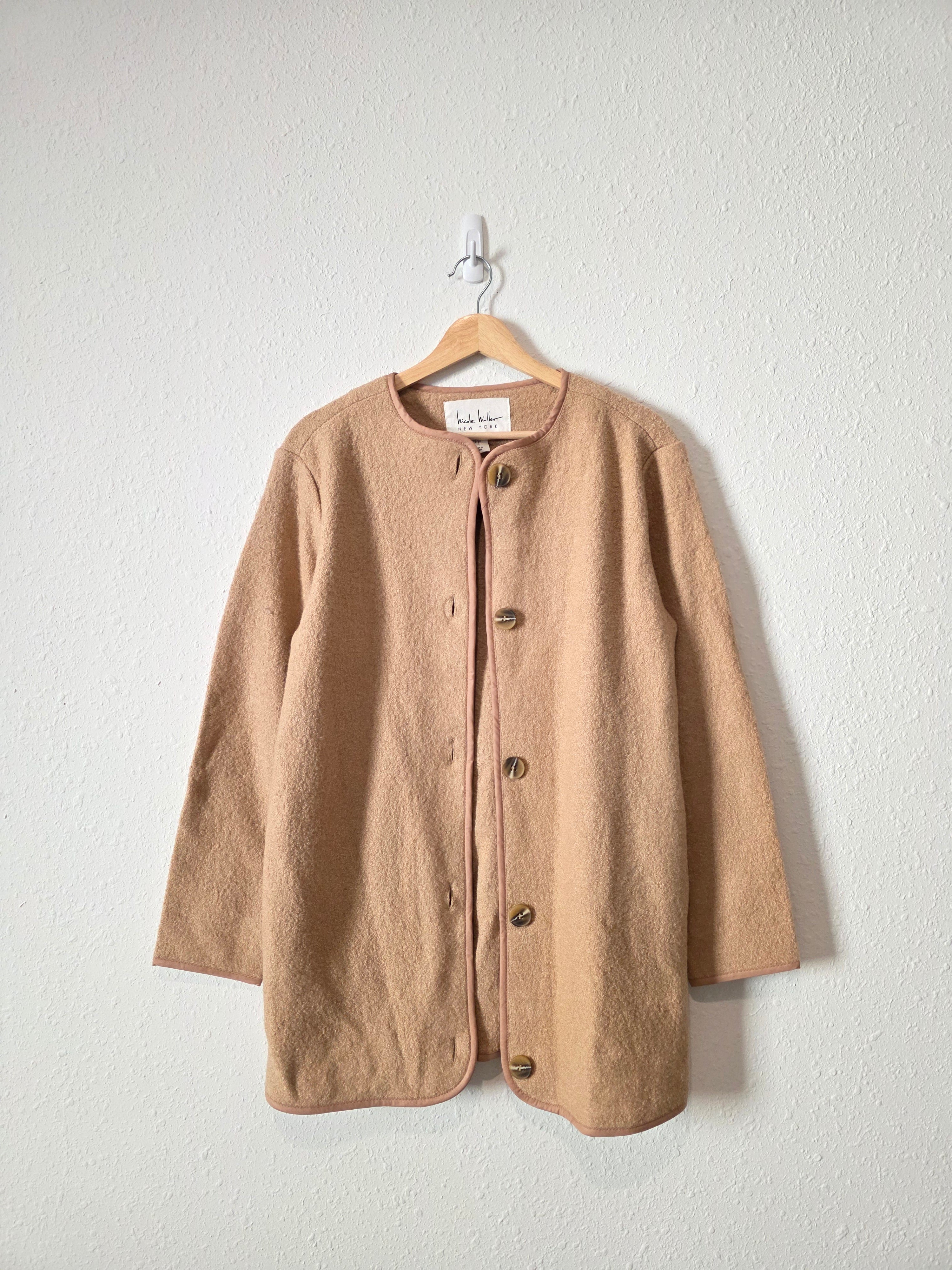 Wool Blend Lightweight Jacket (S)