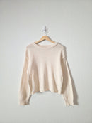 By Together Cream Cotton Sweater (S)