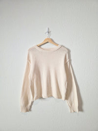By Together Cream Cotton Sweater (S)