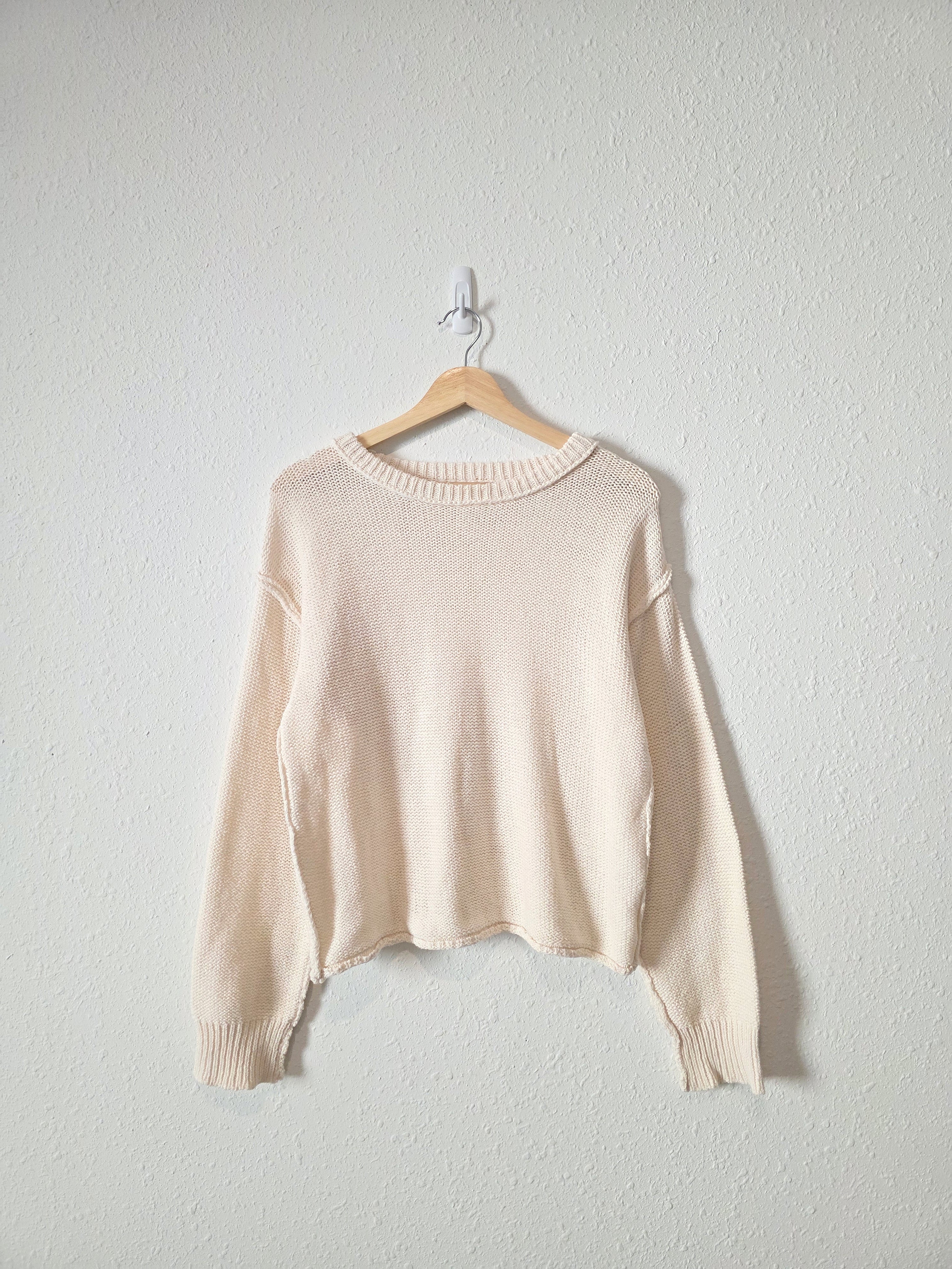 By Together Cream Cotton Sweater (S)