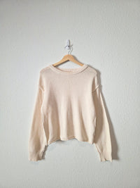 By Together Cream Cotton Sweater (S)