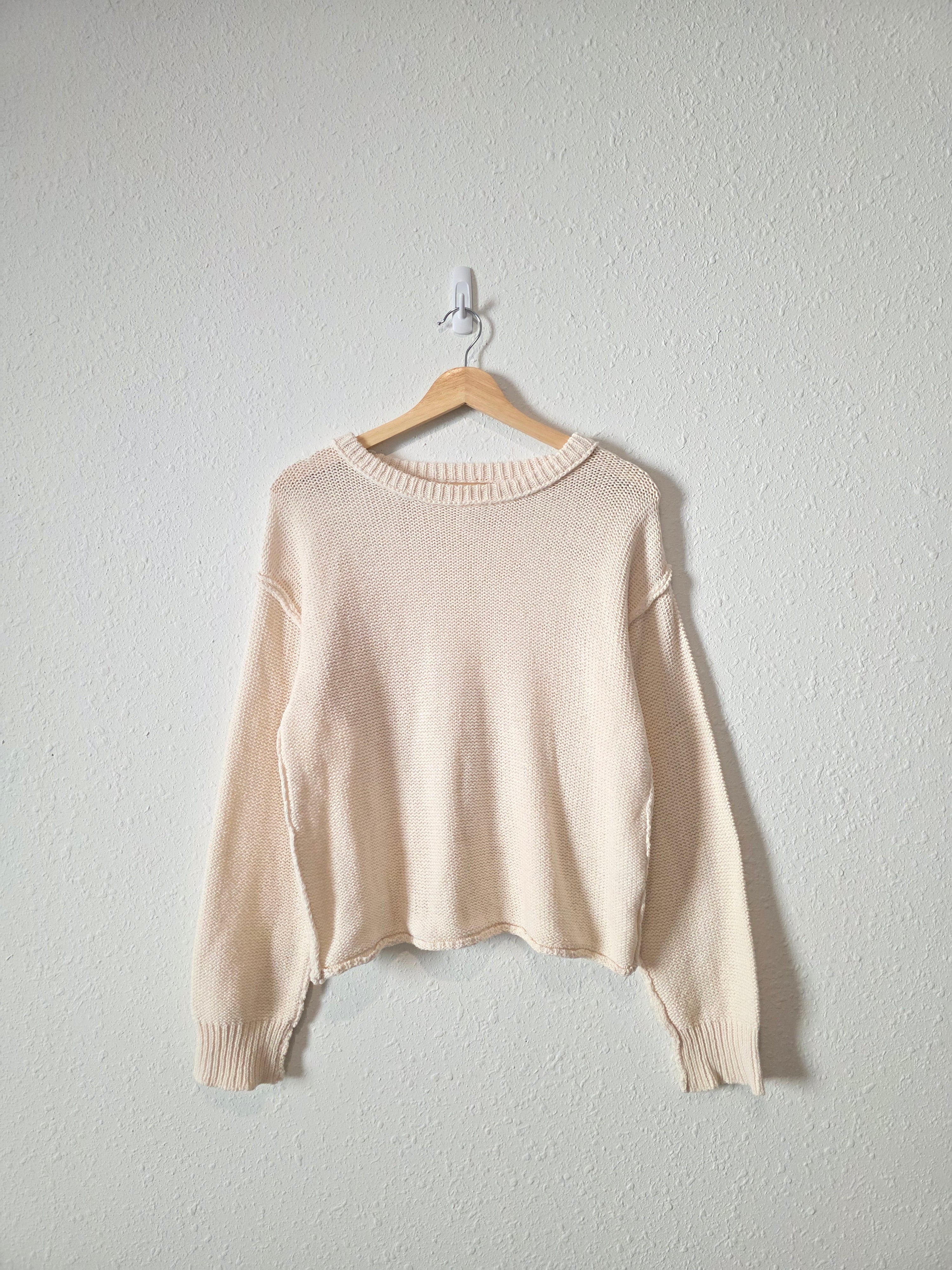 By Together Cream Cotton Sweater (S)