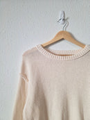 By Together Cream Cotton Sweater (S)