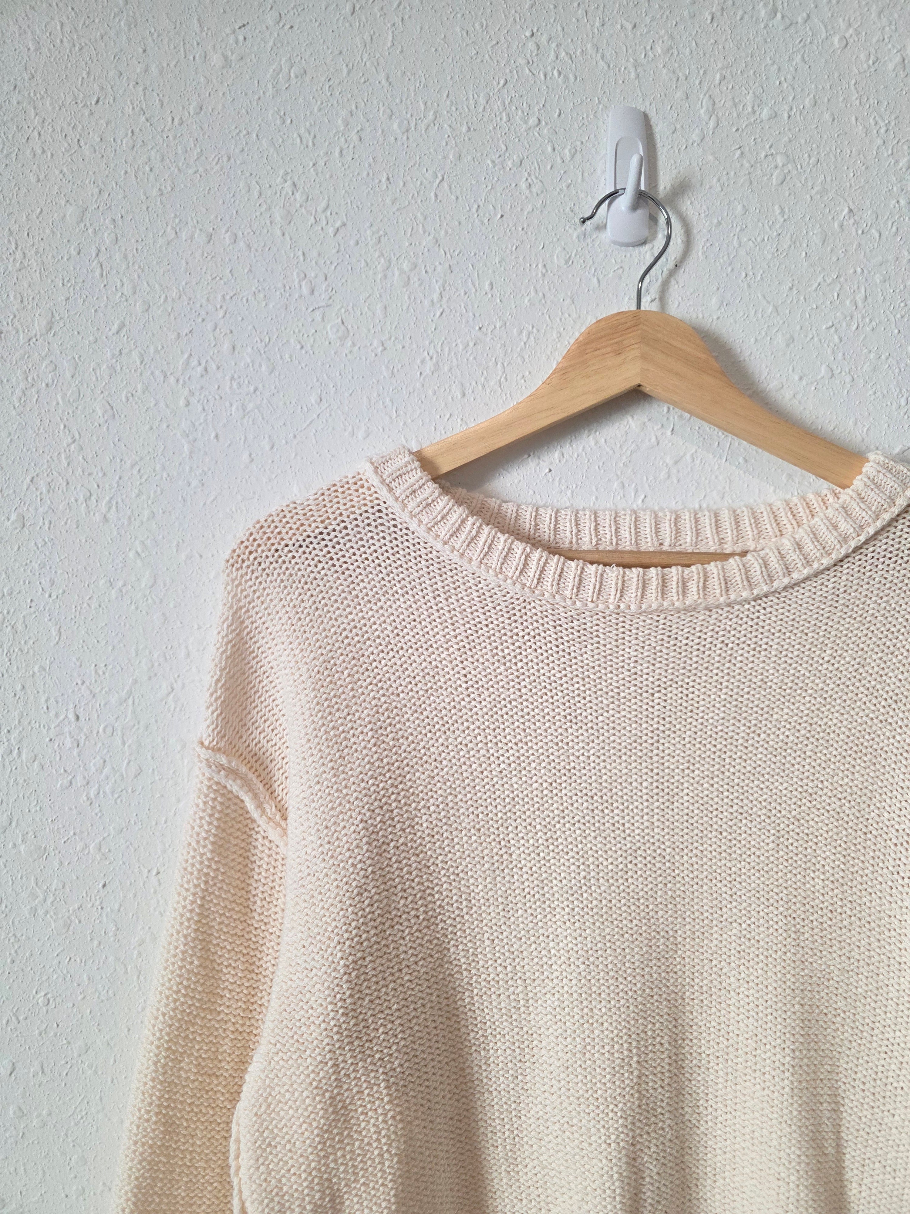By Together Cream Cotton Sweater (S)