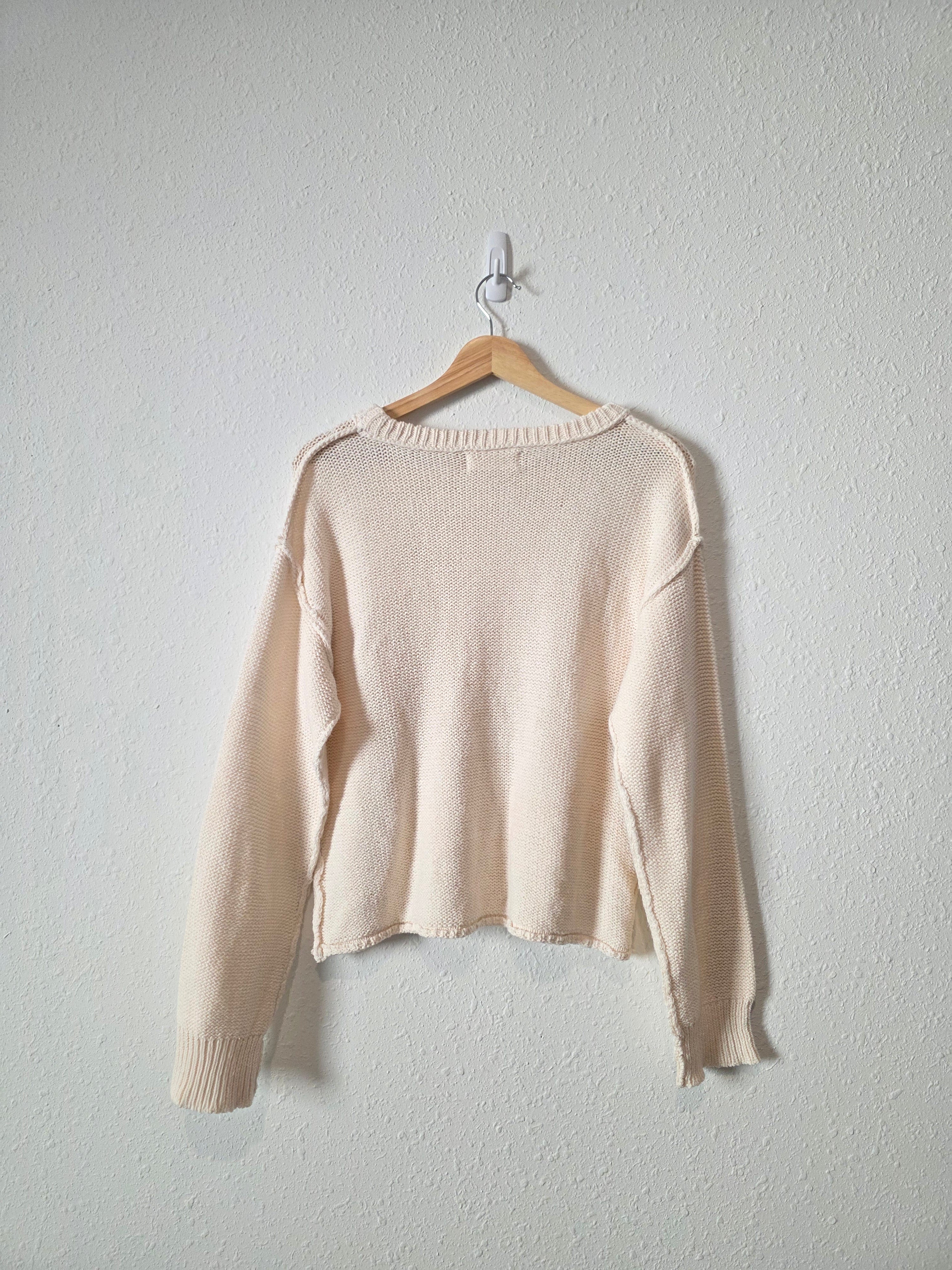 By Together Cream Cotton Sweater (S)