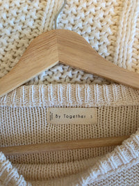 By Together Cream Cotton Sweater (S)