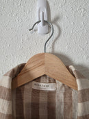 Neutral Striped Button Up Shirt (L)