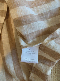 Neutral Striped Button Up Shirt (L)