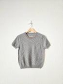 Quince Gray Cashmere Sweater Tee (XS)