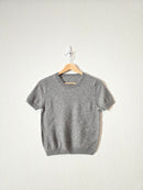 Quince Gray Cashmere Sweater Tee (XS)