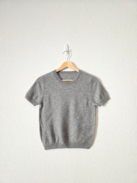 Quince Gray Cashmere Sweater Tee (XS)