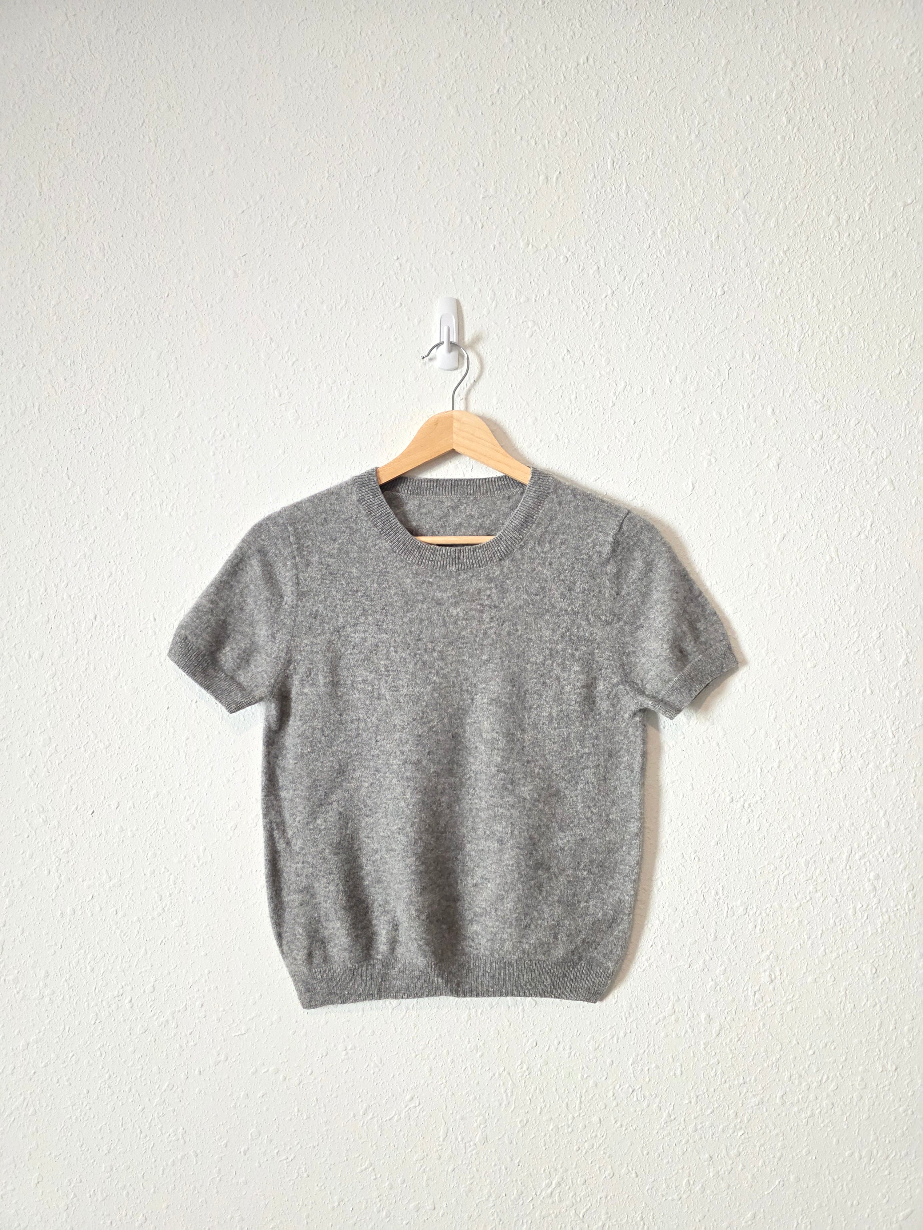 Quince Gray Cashmere Sweater Tee (XS)