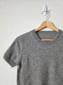 Quince Gray Cashmere Sweater Tee (XS)