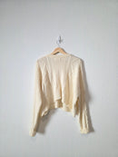 Cable Knit Oversized Sweater (S)