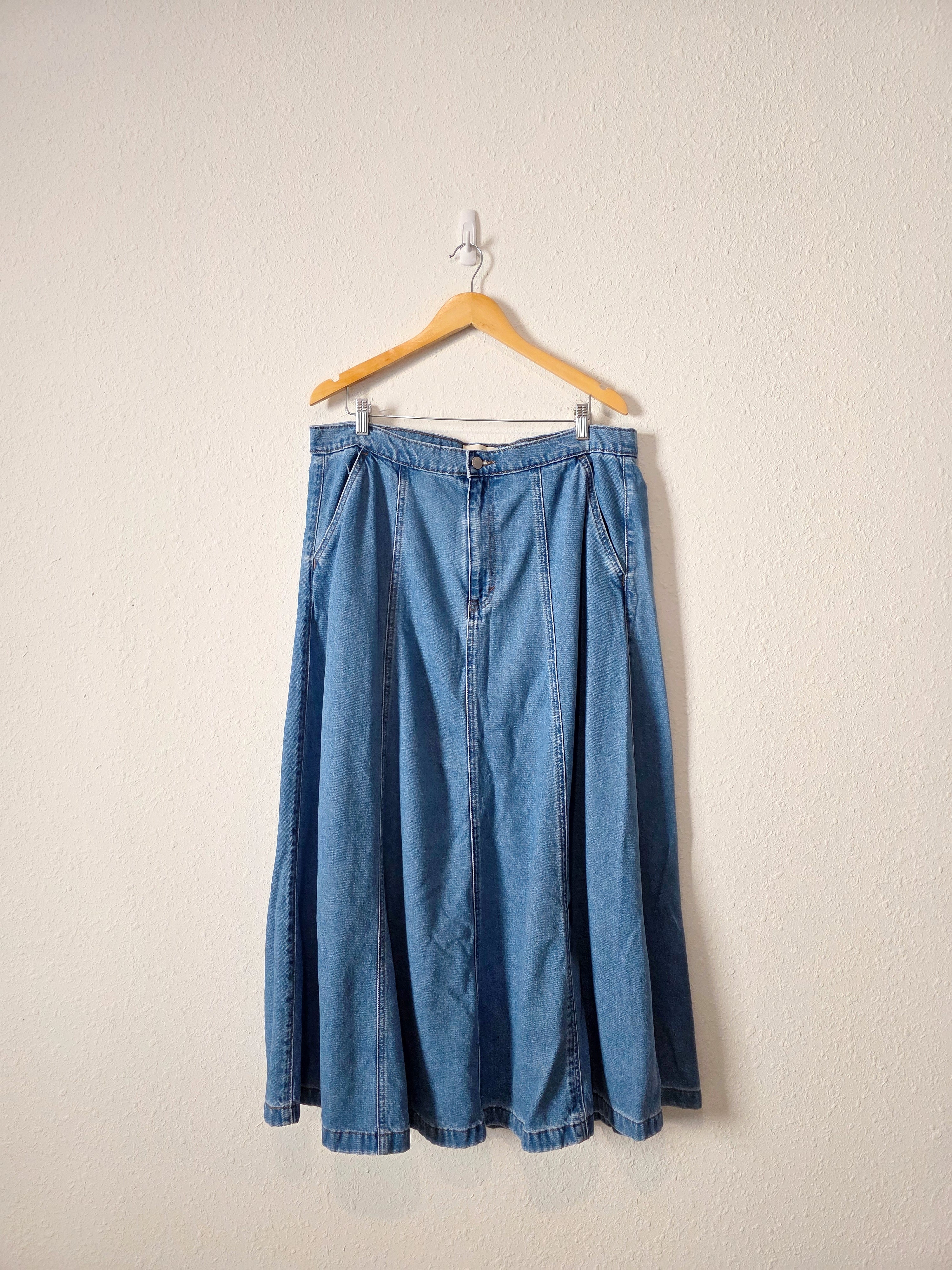 Denim Circle Maxi Skirt (16)